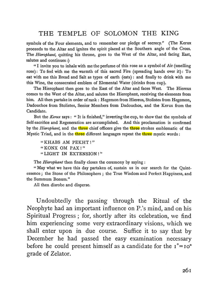 Original scan of The Equinox (Volume I, Number I), PDF page 269