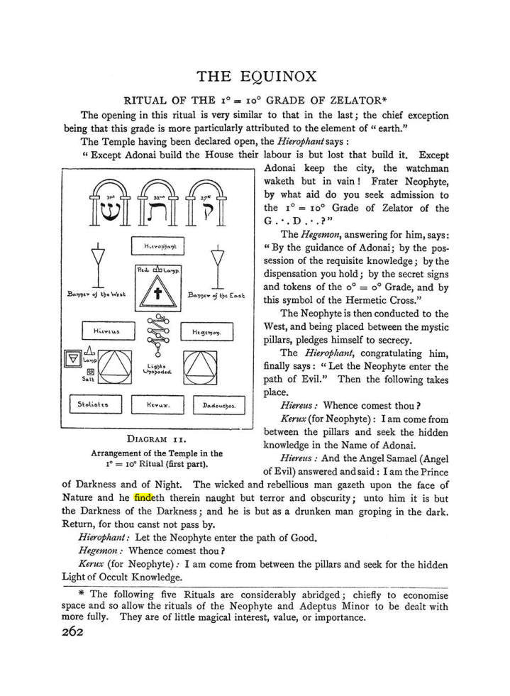 Original scan of The Equinox (Volume I, Number I), PDF page 270