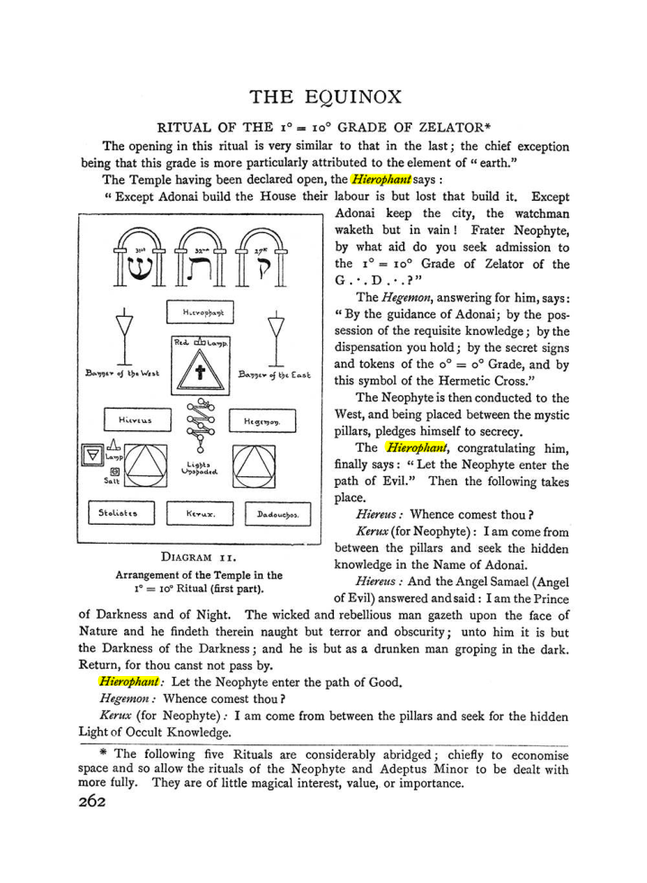 Original scan of The Equinox (Volume I, Number I), PDF page 270