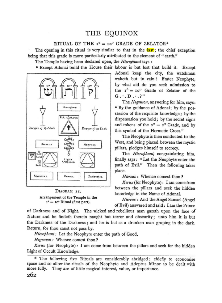 Original scan of The Equinox (Volume I, Number I), PDF page 270
