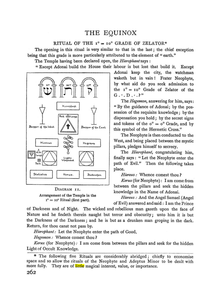 Original scan of The Equinox (Volume I, Number I), PDF page 270