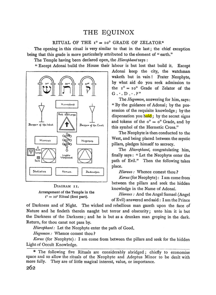 Original scan of The Equinox (Volume I, Number I), PDF page 270