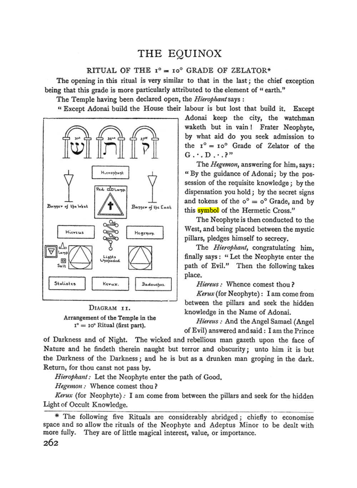 Original scan of The Equinox (Volume I, Number I), PDF page 270
