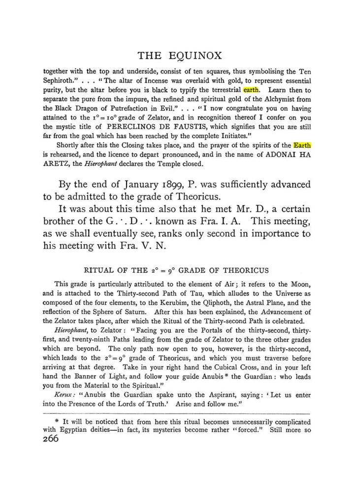 Original scan of The Equinox (Volume I, Number I), PDF page 274
