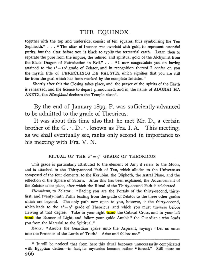 Original scan of The Equinox (Volume I, Number I), PDF page 274