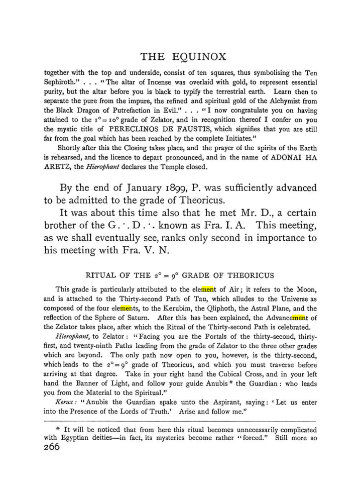 Original scan of The Equinox (Volume I, Number I), PDF page 274