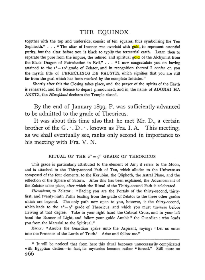 Original scan of The Equinox (Volume I, Number I), PDF page 274