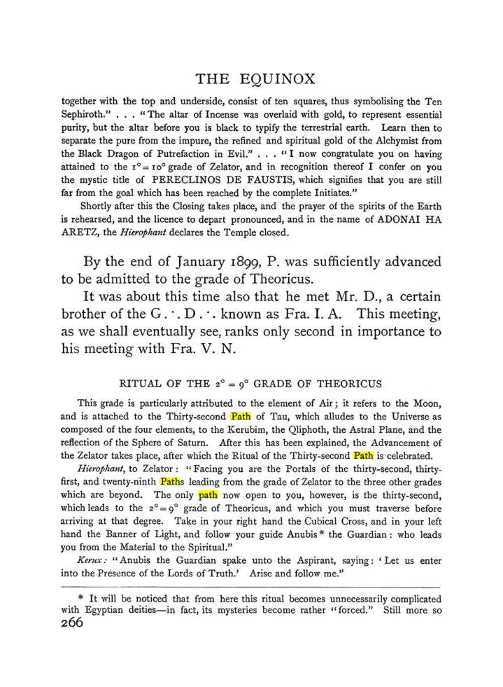 Original scan of The Equinox (Volume I, Number I), PDF page 274