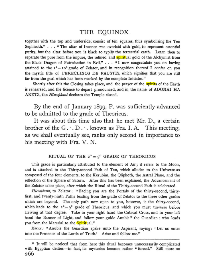 Original scan of The Equinox (Volume I, Number I), PDF page 274