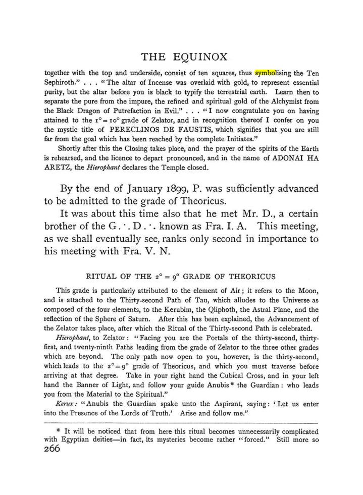 Original scan of The Equinox (Volume I, Number I), PDF page 274