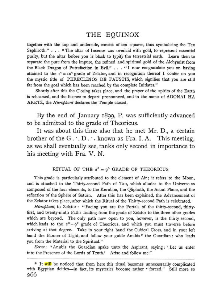 Original scan of The Equinox (Volume I, Number I), PDF page 274