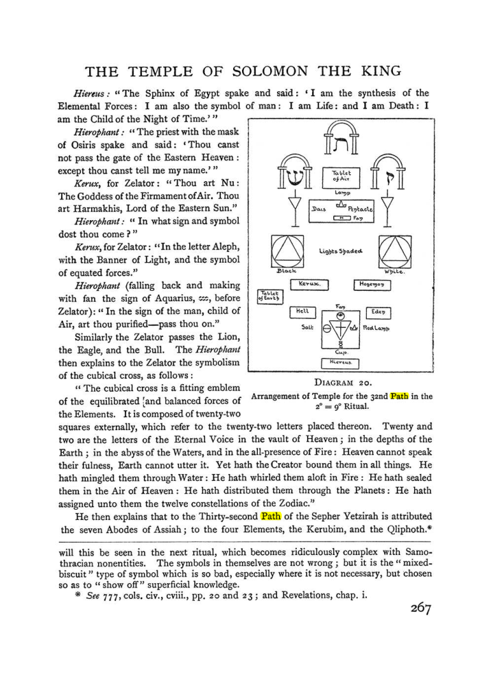 Original scan of The Equinox (Volume I, Number I), PDF page 275