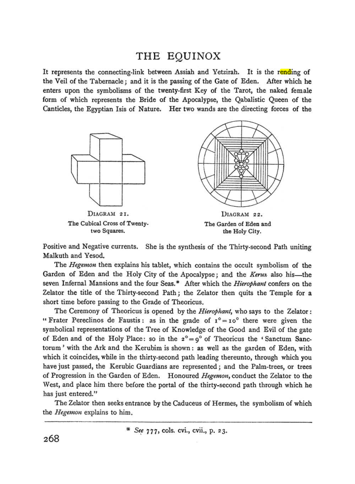 Original scan of The Equinox (Volume I, Number I), PDF page 276