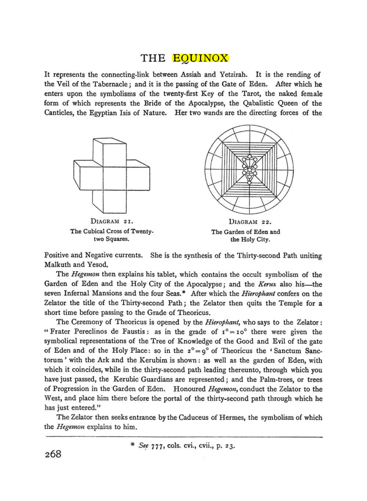 Original scan of The Equinox (Volume I, Number I), PDF page 276