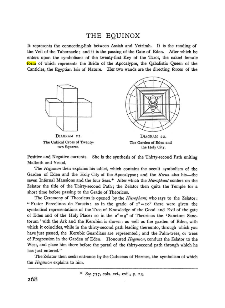 Original scan of The Equinox (Volume I, Number I), PDF page 276