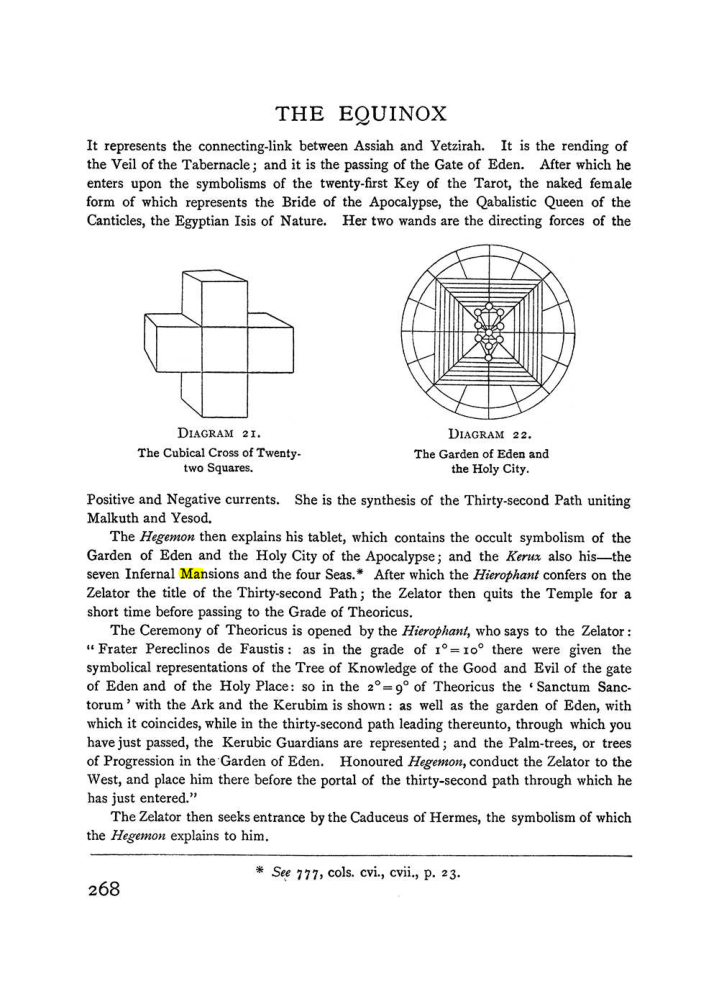 Original scan of The Equinox (Volume I, Number I), PDF page 276