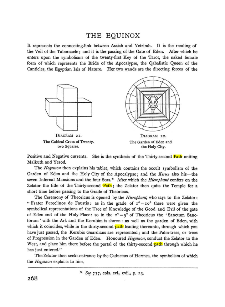 Original scan of The Equinox (Volume I, Number I), PDF page 276