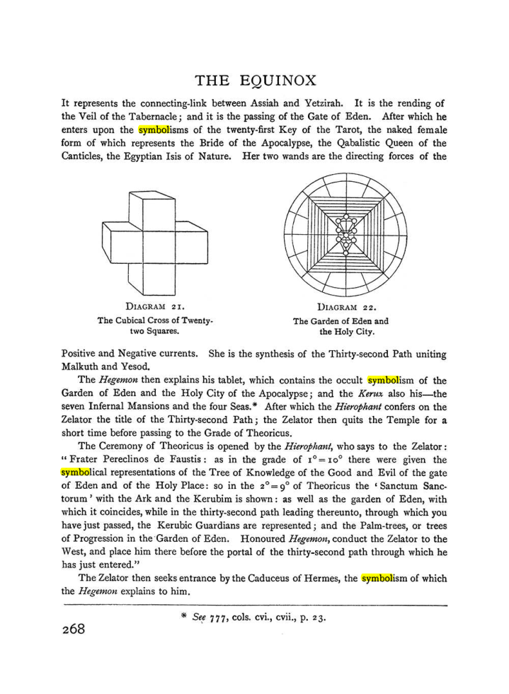 Original scan of The Equinox (Volume I, Number I), PDF page 276