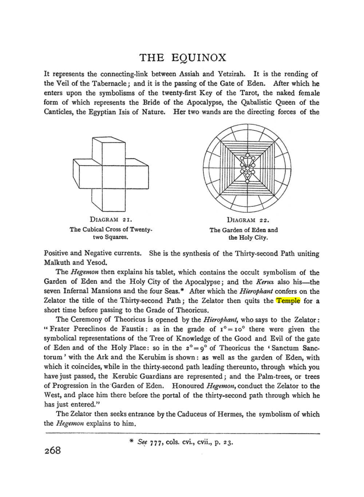 Original scan of The Equinox (Volume I, Number I), PDF page 276