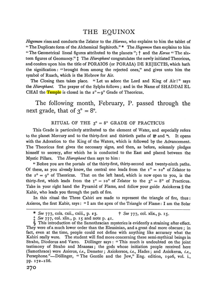 Original scan of The Equinox (Volume I, Number I), PDF page 278