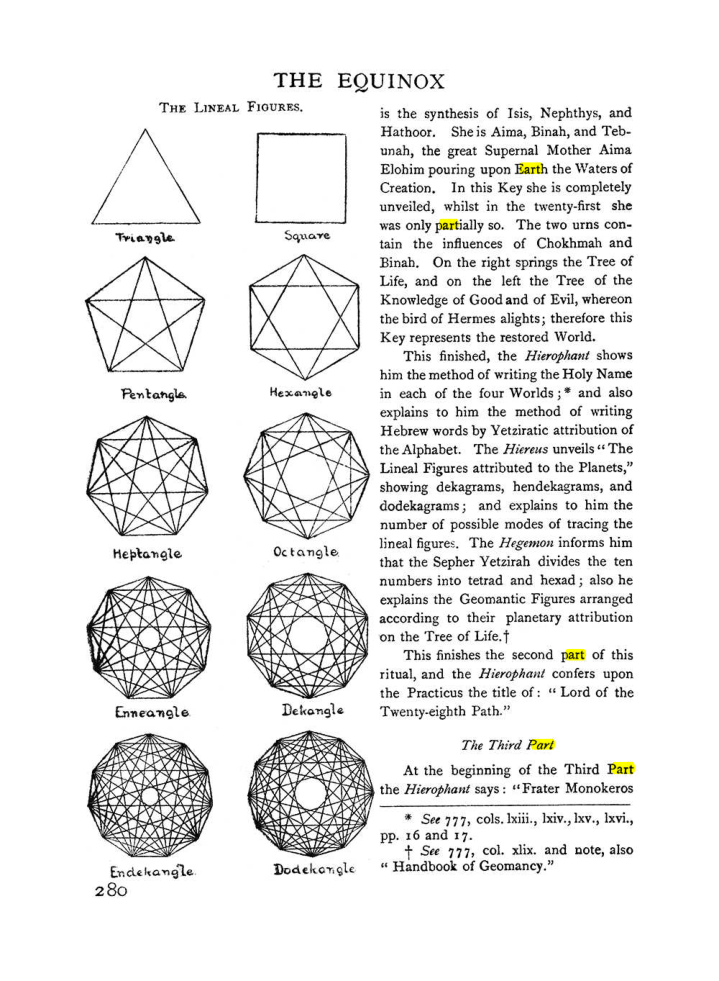 Original scan of The Equinox (Volume I, Number I), PDF page 288