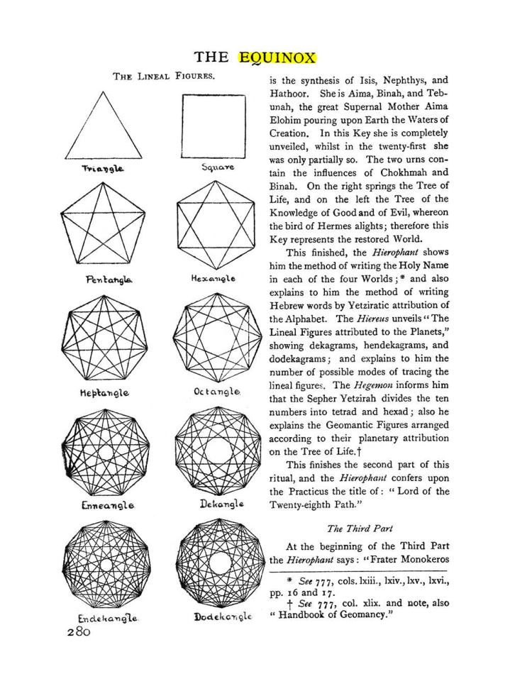 Original scan of The Equinox (Volume I, Number I), PDF page 288