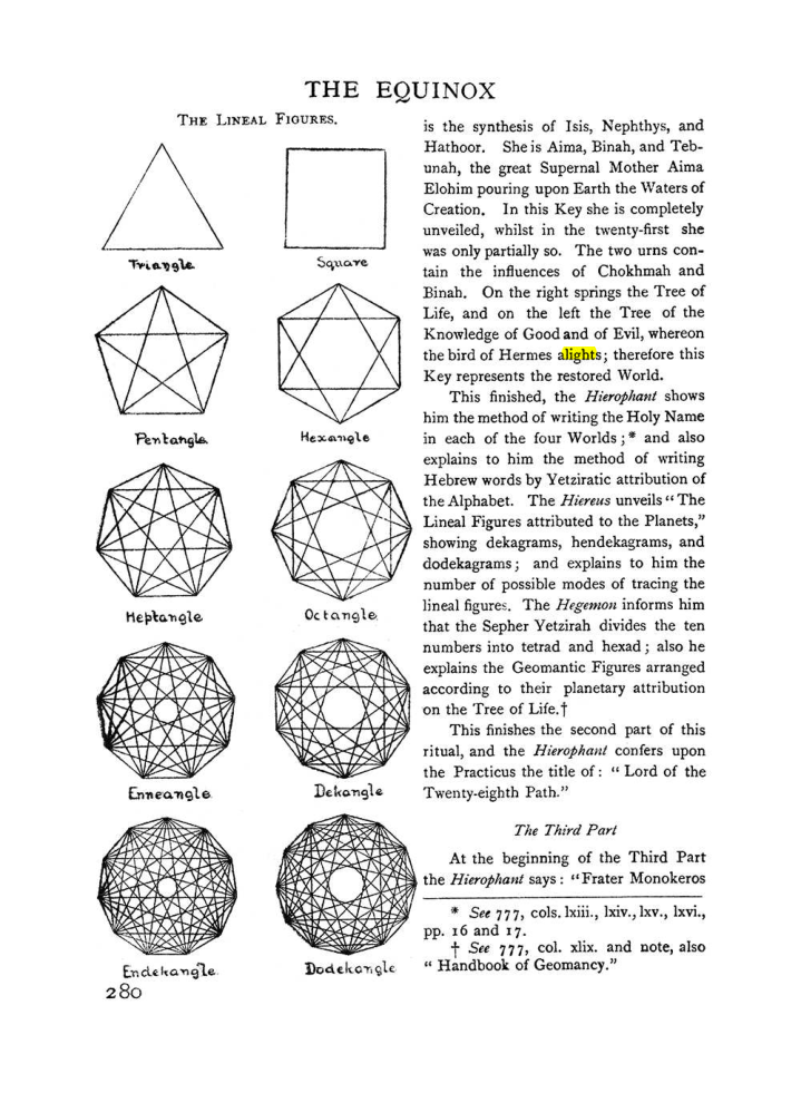 Original scan of The Equinox (Volume I, Number I), PDF page 288
