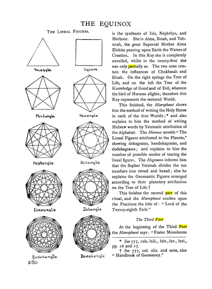 Original scan of The Equinox (Volume I, Number I), PDF page 288
