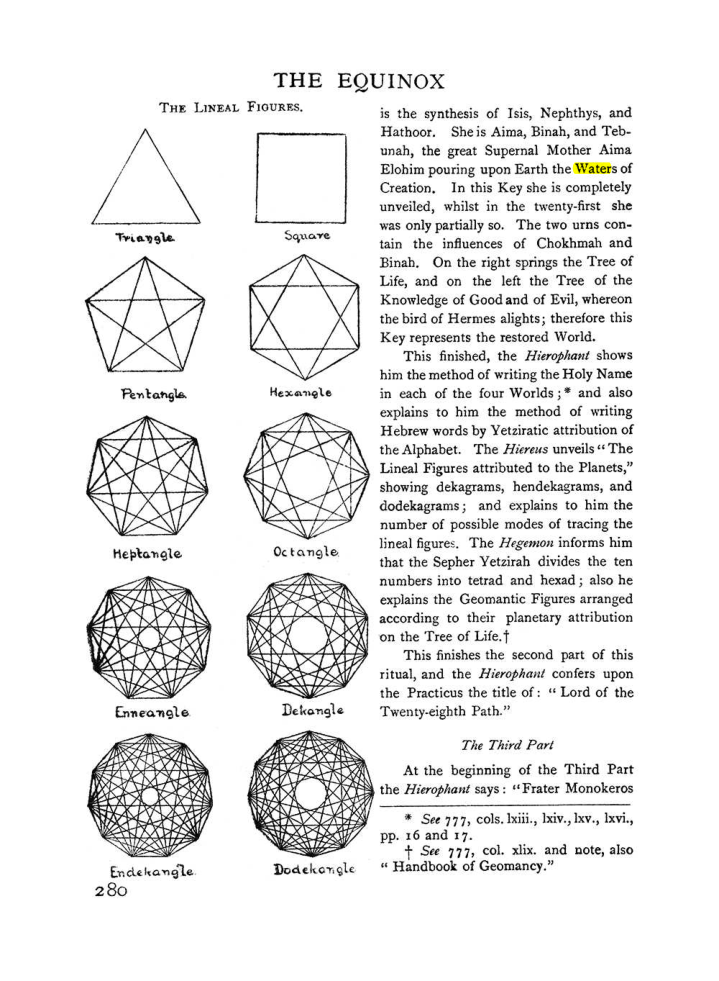 Original scan of The Equinox (Volume I, Number I), PDF page 288
