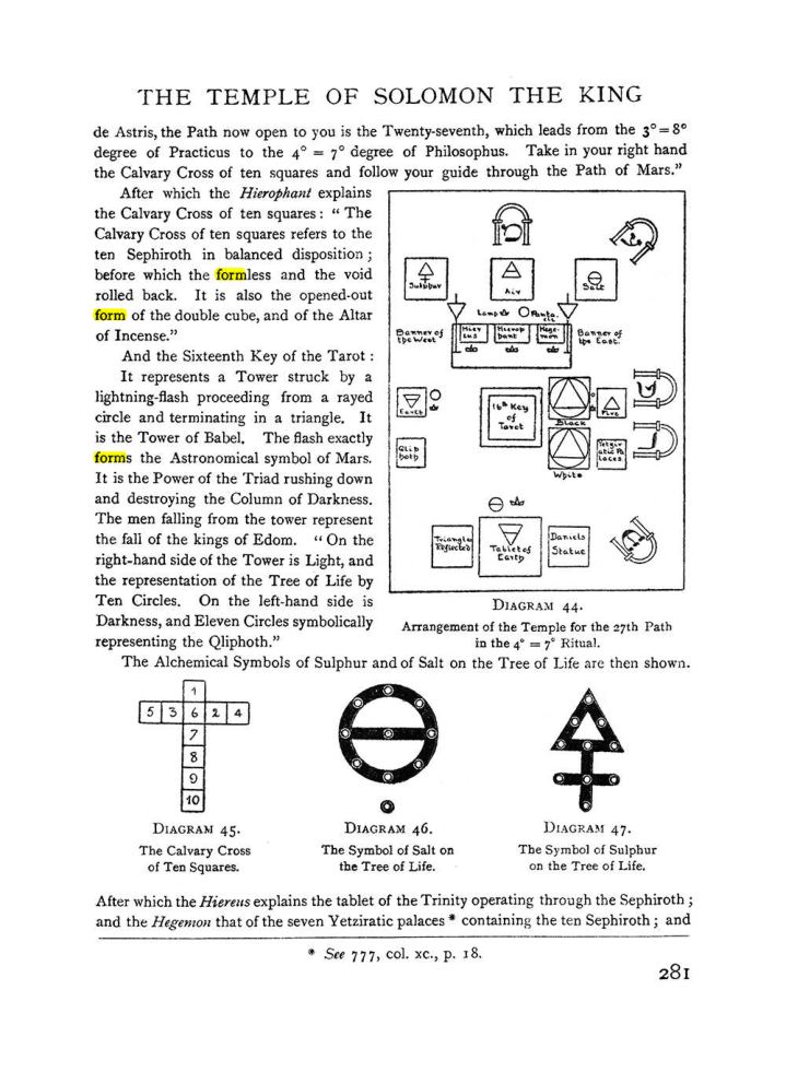 Original scan of The Equinox (Volume I, Number I), PDF page 289