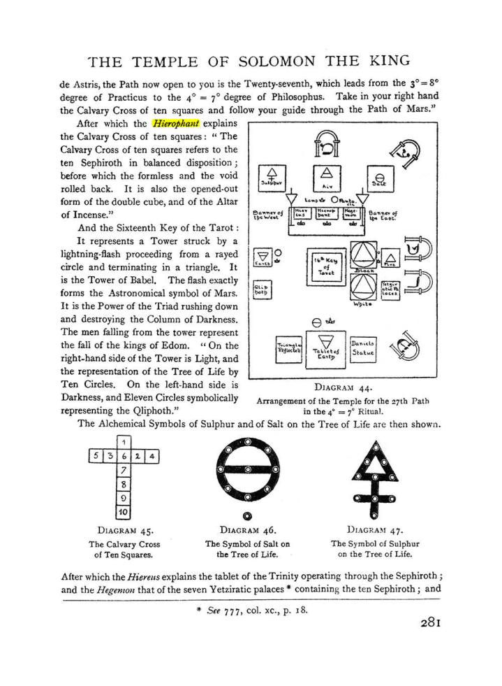 Original scan of The Equinox (Volume I, Number I), PDF page 289