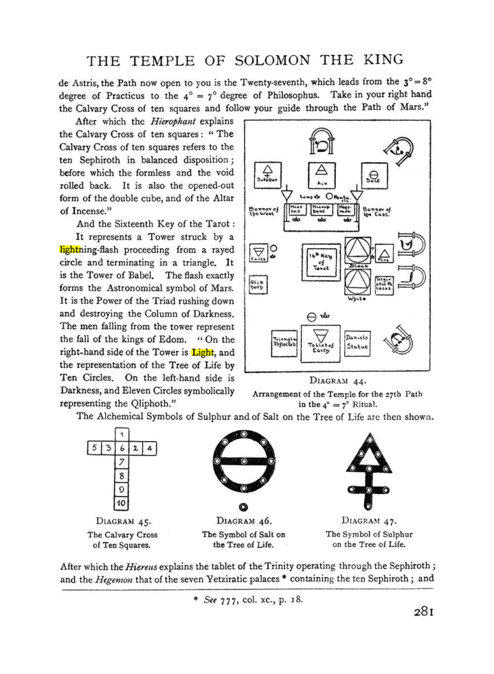 Original scan of The Equinox (Volume I, Number I), PDF page 289