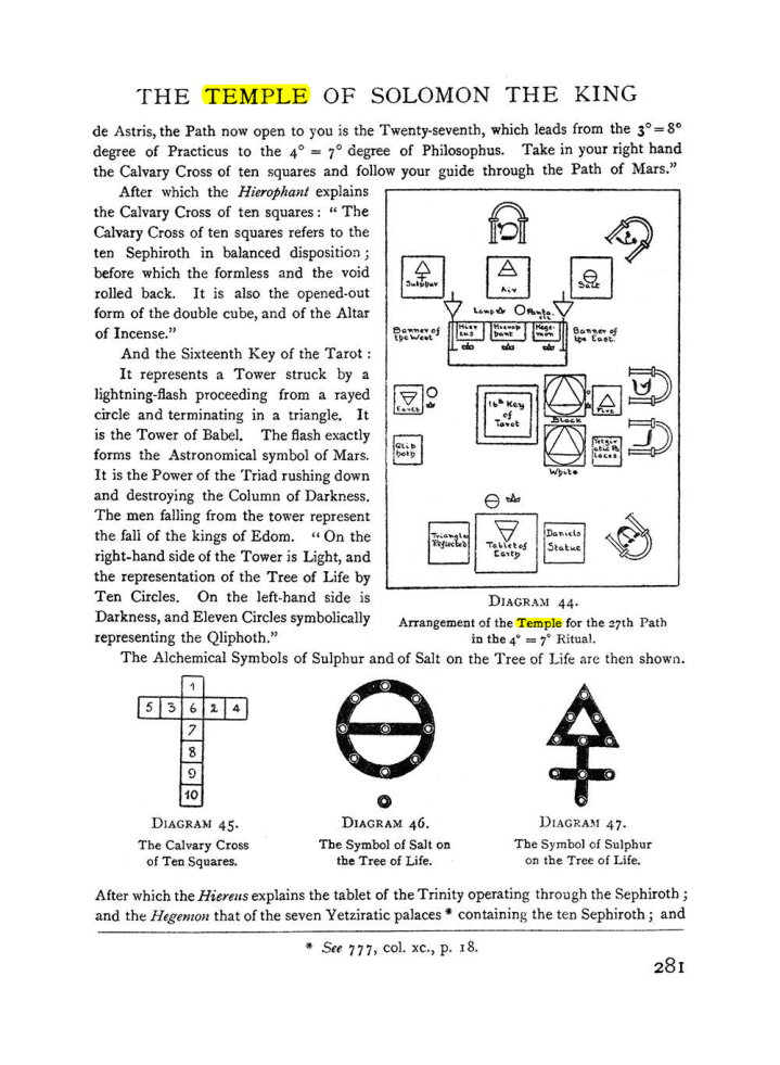 Original scan of The Equinox (Volume I, Number I), PDF page 289