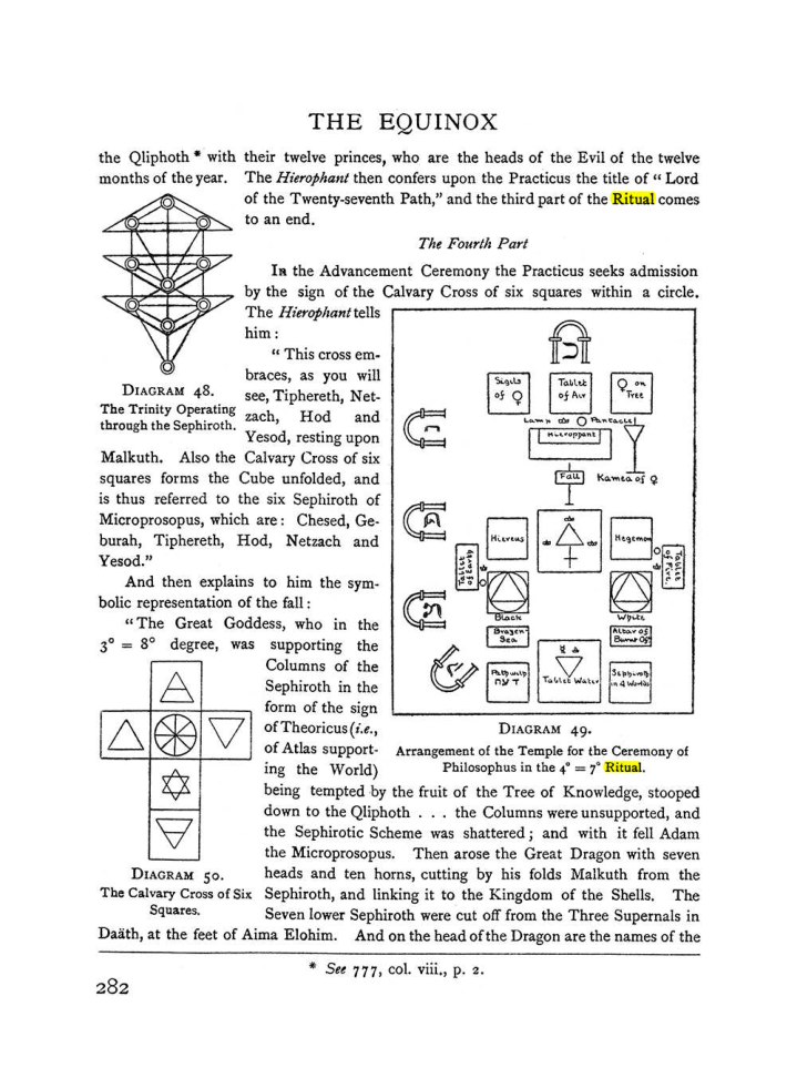 Original scan of The Equinox (Volume I, Number I), PDF page 290