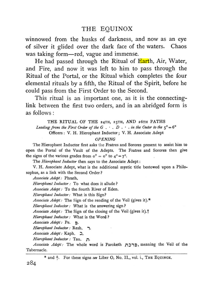 Original scan of The Equinox (Volume I, Number I), PDF page 292