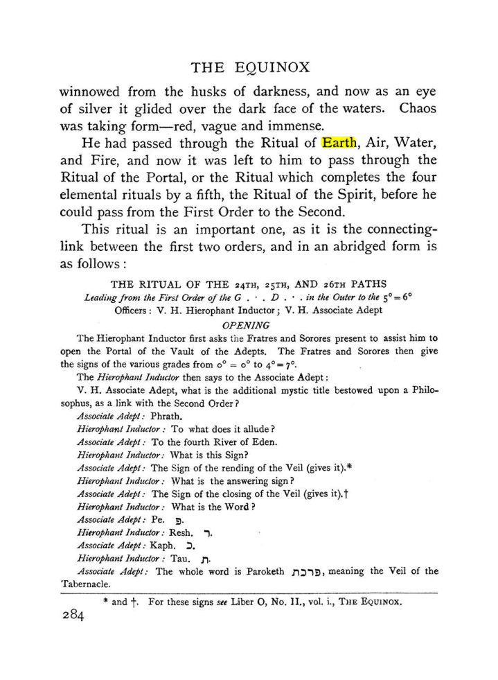 Original scan of The Equinox (Volume I, Number I), PDF page 292