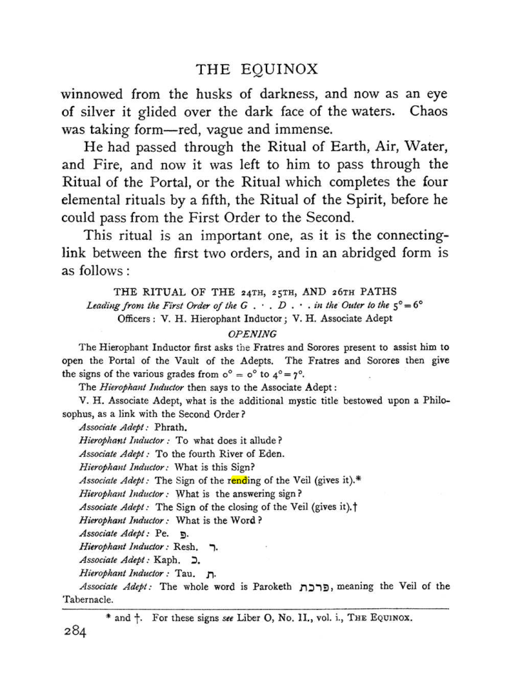 Original scan of The Equinox (Volume I, Number I), PDF page 292