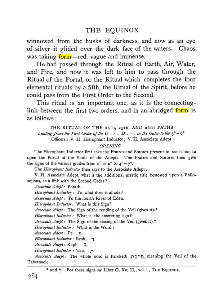 Original scan of The Equinox (Volume I, Number I), PDF page 292