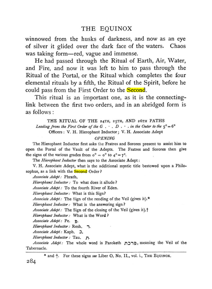 Original scan of The Equinox (Volume I, Number I), PDF page 292