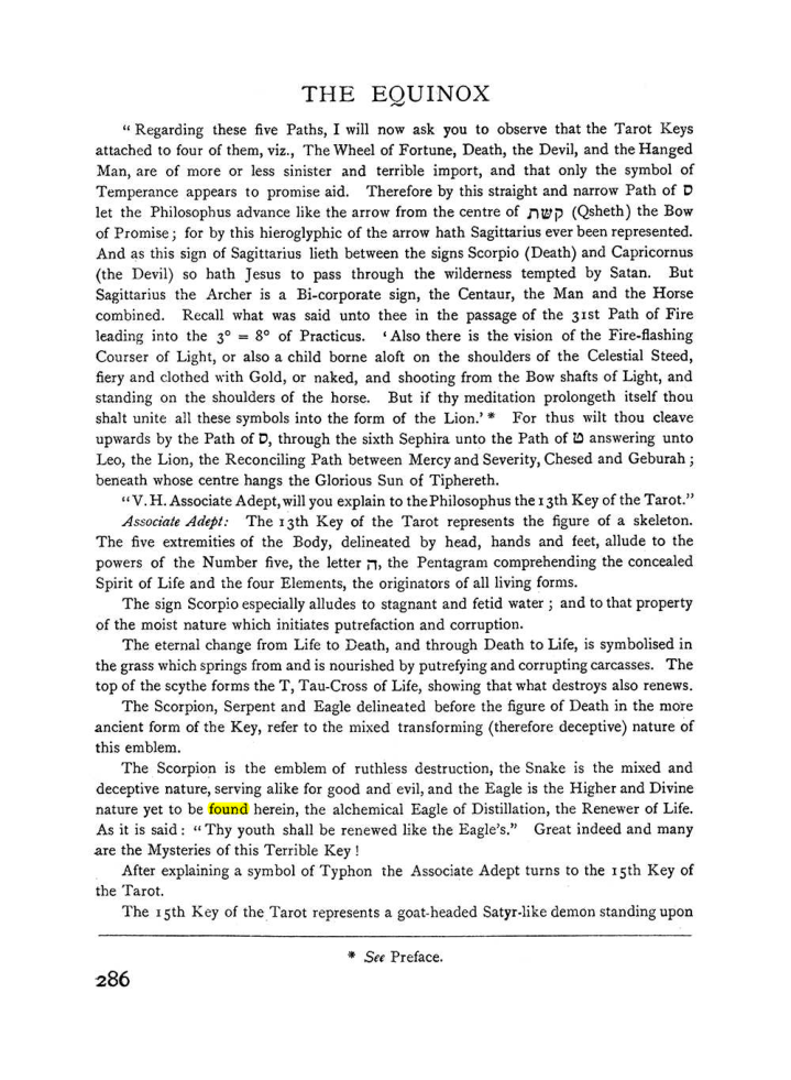 Original scan of The Equinox (Volume I, Number I), PDF page 294