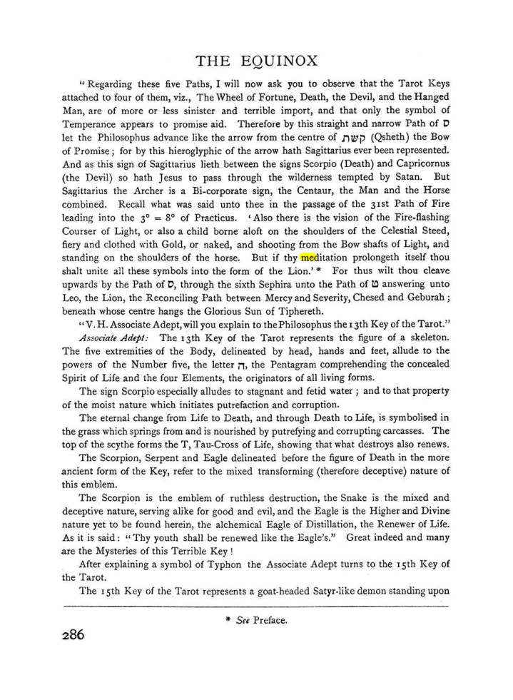Original scan of The Equinox (Volume I, Number I), PDF page 294