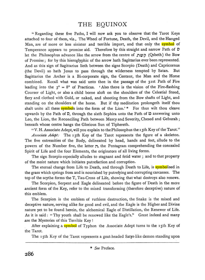 Original scan of The Equinox (Volume I, Number I), PDF page 294