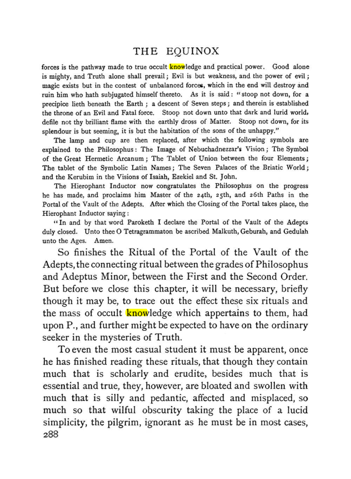 Original scan of The Equinox (Volume I, Number I), PDF page 296
