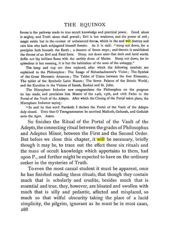 Original scan of The Equinox (Volume I, Number I), PDF page 296
