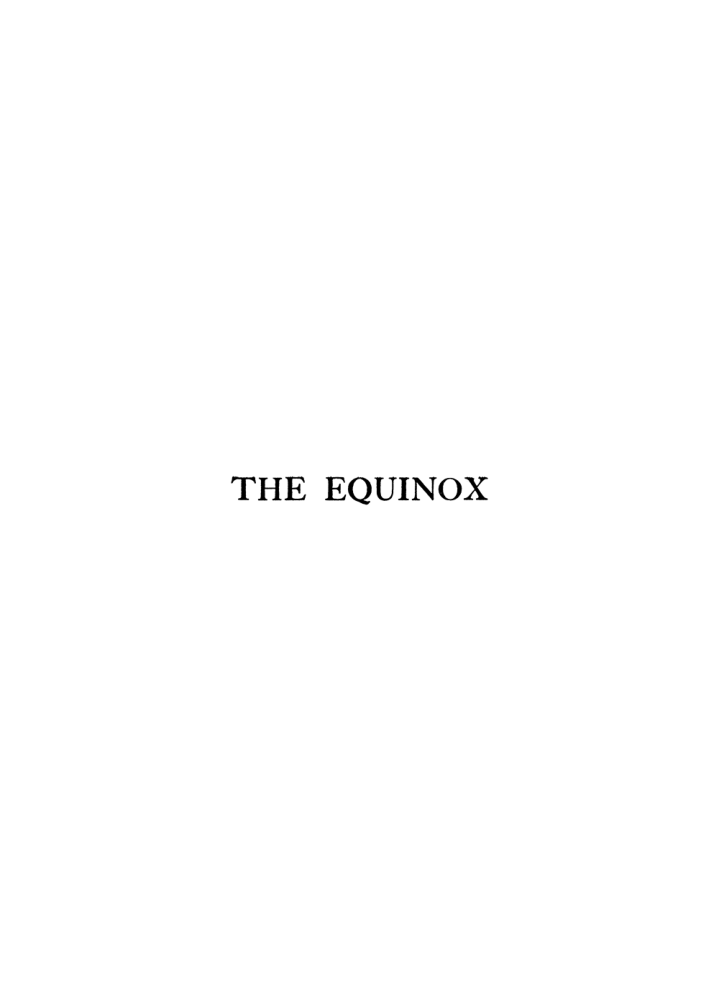 Original scan of The Equinox (Volume I, Number I), PDF page 3