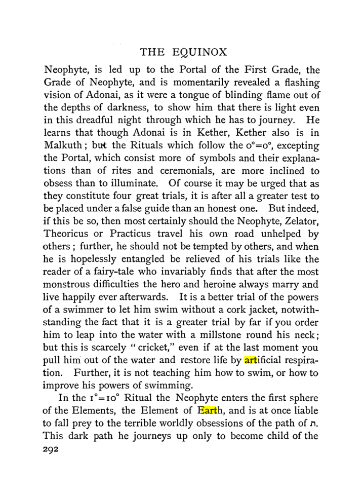 Original scan of The Equinox (Volume I, Number I), PDF page 300
