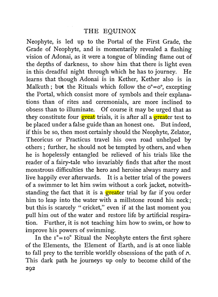 Original scan of The Equinox (Volume I, Number I), PDF page 300