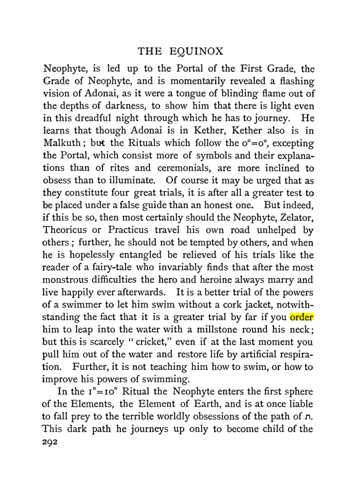 Original scan of The Equinox (Volume I, Number I), PDF page 300