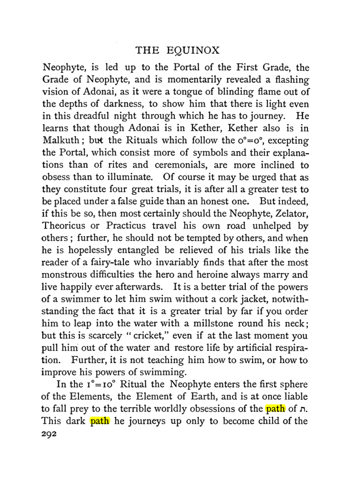 Original scan of The Equinox (Volume I, Number I), PDF page 300