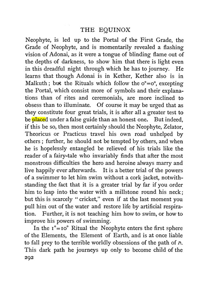 Original scan of The Equinox (Volume I, Number I), PDF page 300